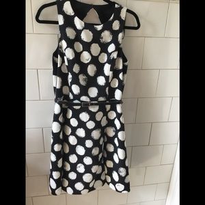 2/$60 Eliza J Black and White Polkadot Dress sz. 10